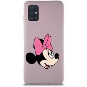 Printify Samsung Galaxy A51 Soft Premier Kapak Minnie Mouse-A Tasarımlı Silikon Cep Telefonu Kılıfı