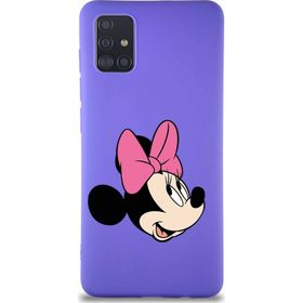 Printify Samsung Galaxy A51 Soft Premier Kapak Minnie Mouse-A Tasarımlı Silikon Cep Telefonu Kılıfı