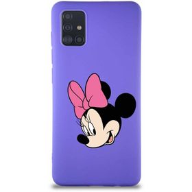 Printify Samsung Galaxy A51 Soft Premier Kapak Minnie Mouse-B Tasarımlı Silikon Cep Telefonu Kılıfı