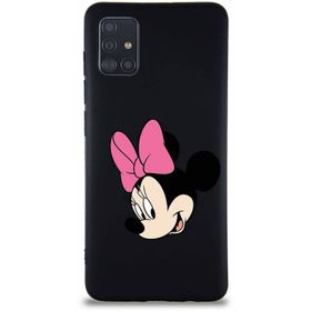 Printify Samsung Galaxy A51 Soft Premier Kapak Minnie Mouse-B Tasarımlı Silikon Cep Telefonu Kılıfı