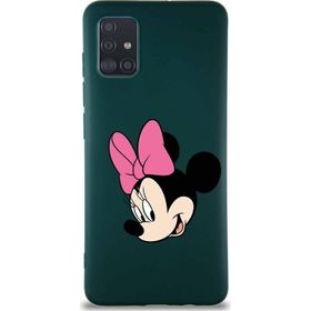 Printify Samsung Galaxy A51 Soft Premier Kapak Minnie Mouse-B Tasarımlı Silikon Cep Telefonu Kılıfı