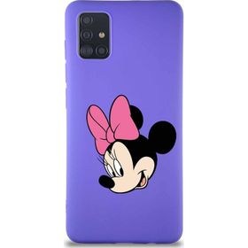 Printify Samsung Galaxy A51 Soft Premier Kapak Minnie Mouse-B Tasarımlı Silikon Cep Telefonu Kılıfı
