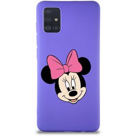 Printify Samsung Galaxy A51 Soft Premier Kapak Minnie Mouse-C Tasarımlı Silikon Cep Telefonu Kılıfı