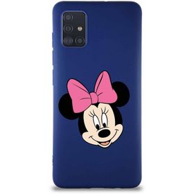 Printify Samsung Galaxy A51 Soft Premier Kapak Minnie Mouse-C Tasarımlı Silikon Cep Telefonu Kılıfı