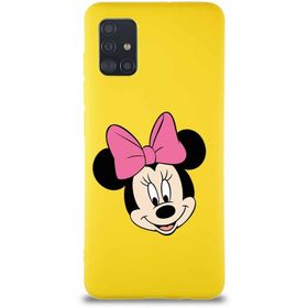 Printify Samsung Galaxy A51 Soft Premier Kapak Minnie Mouse-C Tasarımlı Silikon Cep Telefonu Kılıfı
