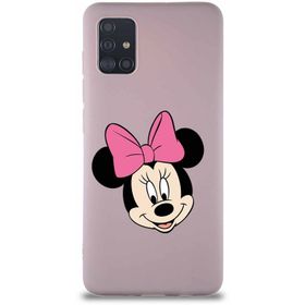 Printify Samsung Galaxy A51 Soft Premier Kapak Minnie Mouse-C Tasarımlı Silikon Cep Telefonu Kılıfı