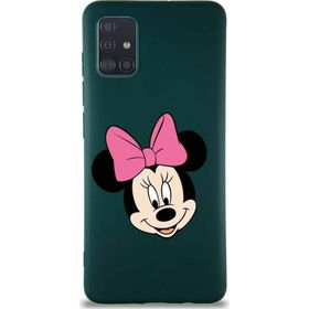 Printify Samsung Galaxy A51 Soft Premier Kapak Minnie Mouse-C Tasarımlı Silikon Cep Telefonu Kılıfı