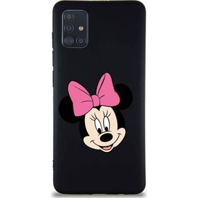 Printify Samsung Galaxy A51 Soft Premier Kapak Minnie Mouse-C Tasarımlı Silikon Cep Telefonu Kılıfı