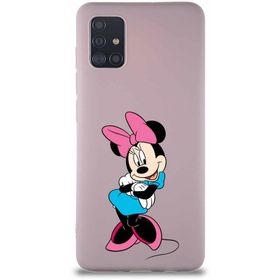 Printify Samsung Galaxy A51 Soft Premier Kapak Minnie Mouse-D Tasarımlı Silikon Cep Telefonu Kılıfı