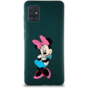 Printify Samsung Galaxy A51 Soft Premier Kapak Minnie Mouse-D Tasarımlı Silikon Cep Telefonu Kılıfı