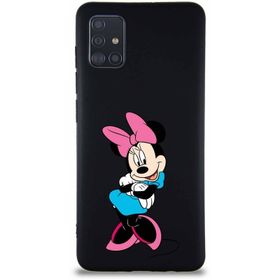 Printify Samsung Galaxy A51 Soft Premier Kapak Minnie Mouse-D Tasarımlı Silikon Cep Telefonu Kılıfı