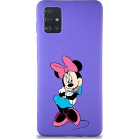 Printify Samsung Galaxy A51 Soft Premier Kapak Minnie Mouse-D Tasarımlı Silikon Cep Telefonu Kılıfı