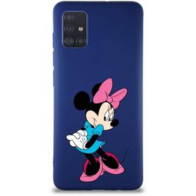 Printify Samsung Galaxy A51 Soft Premier Kapak Minnie Mouse-F Tasarımlı Silikon Cep Telefonu Kılıfı