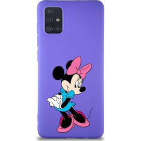 Printify Samsung Galaxy A51 Soft Premier Kapak Minnie Mouse-F Tasarımlı Silikon Cep Telefonu Kılıfı