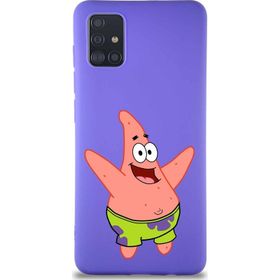Printify Samsung Galaxy A51 Soft Premier Kapak Patrick Yıldız Tasarımlı Silikon Cep Telefonu Kılıf