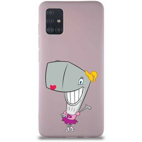 Printify Samsung Galaxy A51 Soft Premier Kapak Pearl Yengeç Tasarımlı Silikon Cep Telefonu Kılıf
