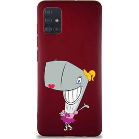 Printify Samsung Galaxy A51 Soft Premier Kapak Pearl Yengeç Tasarımlı Silikon Cep Telefonu Kılıf