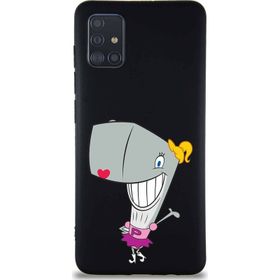 Printify Samsung Galaxy A51 Soft Premier Kapak Pearl Yengeç Tasarımlı Silikon Cep Telefonu Kılıf