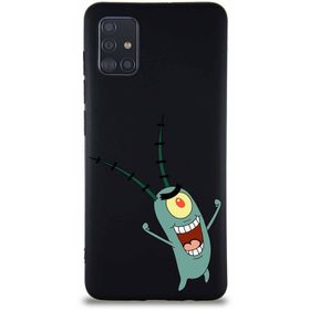 Printify Samsung Galaxy A51 Soft Premier Kapak Plankton Tasarımlı Silikon Cep Telefonu Kılıf