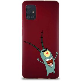 Printify Samsung Galaxy A51 Soft Premier Kapak Plankton Tasarımlı Silikon Cep Telefonu Kılıf