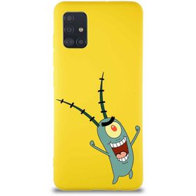 Printify Samsung Galaxy A51 Soft Premier Kapak Plankton Tasarımlı Silikon Cep Telefonu Kılıf