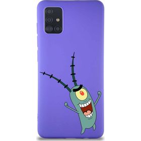 Printify Samsung Galaxy A51 Soft Premier Kapak Plankton Tasarımlı Silikon Cep Telefonu Kılıf