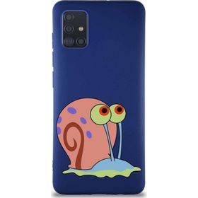 Printify Samsung Galaxy A51 Soft Premier Kapak Salyangoz Gary Tasarımlı Silikon Cep Telefonu Kılıf