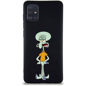 Printify Samsung Galaxy A51 Soft Premier Kapak Squidward Dokunaç Tasarımlı Silikon Cep Telefonu Kılıf