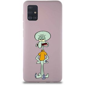 Printify Samsung Galaxy A51 Soft Premier Kapak Squidward Dokunaç Tasarımlı Silikon Cep Telefonu Kılıf