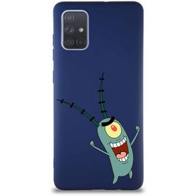Printify Samsung Galaxy A71 Soft Premier Kapak Plankton Tasarımlı Silikon Cep Telefonu Kılıfı