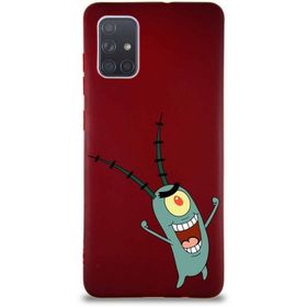 Printify Samsung Galaxy A71 Soft Premier Kapak Plankton Tasarımlı Silikon Cep Telefonu Kılıfı