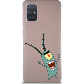 Printify Samsung Galaxy A71 Soft Premier Kapak Plankton Tasarımlı Silikon Cep Telefonu Kılıfı