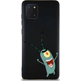 Printify Samsung Galaxy A81 Soft Premier Kapak Plankton Tasarımlı Silikon Cep Telefonu Kılıfı