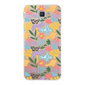Printify Samsung Galaxy J5 Prime İle Uyumlu 1 mm Kapak Memphis Desen Tasarımlı Şeffaf Silikon Cep Telefonu Kılıf