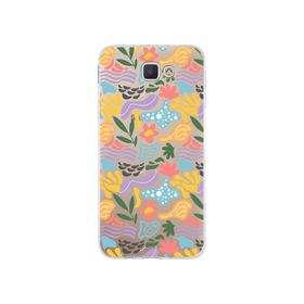 Printify Samsung Galaxy J5 Prime İle Uyumlu 1 mm Kapak Memphis Desen Tasarımlı Şeffaf Silikon Cep Telefonu Kılıf