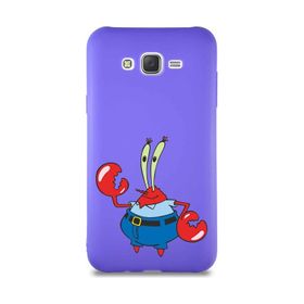 Printify Samsung Galaxy J7 Core Soft Premier Kapak Bay Yengeç Tasarımlı Silikon Cep Telefonu Kılıf