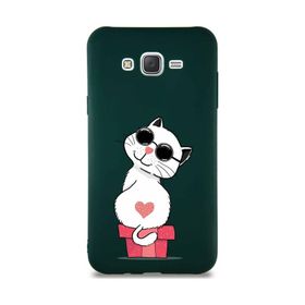 Printify Samsung Galaxy J7 Core Soft Premier Kapak Coolcat Tasarımlı Silikon Cep Telefonu Kılıf