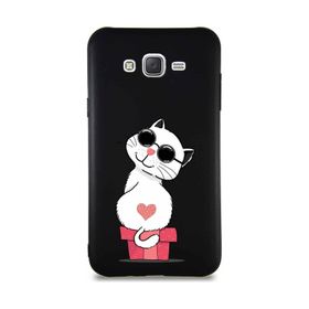 Printify Samsung Galaxy J7 Core Soft Premier Kapak Coolcat Tasarımlı Silikon Cep Telefonu Kılıf