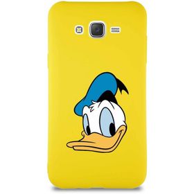 Printify Samsung Galaxy J7 Core Soft Premier Kapak Donald Duck-B Tasarımlı Silikon Cep Telefonu Kılıfı