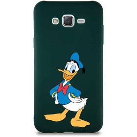 Printify Samsung Galaxy J7 Core Soft Premier Kapak Donald Duck-C Tasarımlı Silikon Cep Telefonu Kılıfı