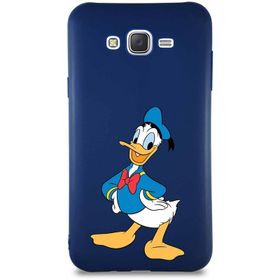 Printify Samsung Galaxy J7 Core Soft Premier Kapak Donald Duck-C Tasarımlı Silikon Cep Telefonu Kılıfı