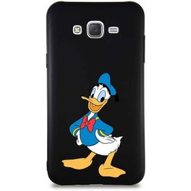 Printify Samsung Galaxy J7 Core Soft Premier Kapak Donald Duck-C Tasarımlı Silikon Cep Telefonu Kılıfı