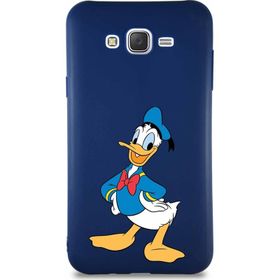 Printify Samsung Galaxy J7 Core Soft Premier Kapak Donald Duck-C Tasarımlı Silikon Cep Telefonu Kılıfı