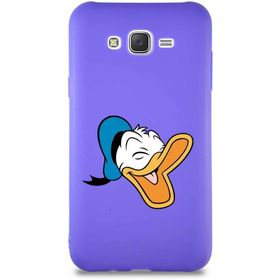 Printify Samsung Galaxy J7 Core Soft Premier Kapak Donald Duck-E Tasarımlı Silikon Cep Telefonu Kılıfı