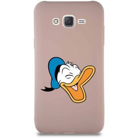 Printify Samsung Galaxy J7 Core Soft Premier Kapak Donald Duck-E Tasarımlı Silikon Cep Telefonu Kılıfı