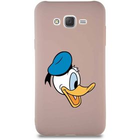Printify Samsung Galaxy J7 Core Soft Premier Kapak Donald Duck-F Tasarımlı Silikon Cep Telefonu Kılıfı