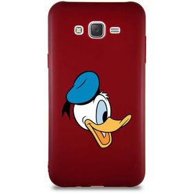 Printify Samsung Galaxy J7 Core Soft Premier Kapak Donald Duck-F Tasarımlı Silikon Cep Telefonu Kılıfı