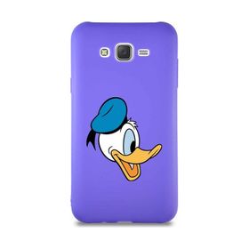 Printify Samsung Galaxy J7 Core Soft Premier Kapak Donald Duck-F Tasarımlı Silikon Cep Telefonu Kılıfı