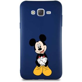 Printify Samsung Galaxy J7 Core Soft Premier Kapak Mickey Mouse-A Tasarımlı Silikon Cep Telefonu Kılıfı