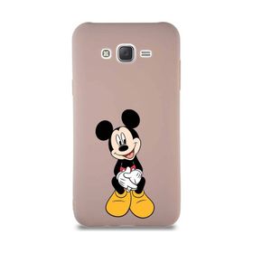Printify Samsung Galaxy J7 Core Soft Premier Kapak Mickey Mouse-A Tasarımlı Silikon Cep Telefonu Kılıfı